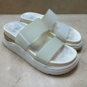 Gianni Bini Landslide Clear Banded Espadrilla